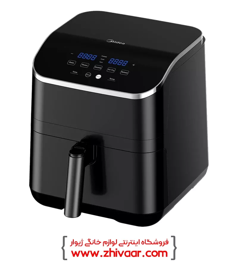 خرید سرخ کن مديا مدل MF-CN55D2 رنگ استيل مشکي