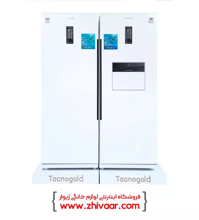 خرید یخچال فریزر دو قلو تاکنوگلد s600-601rf فوت ۴۴