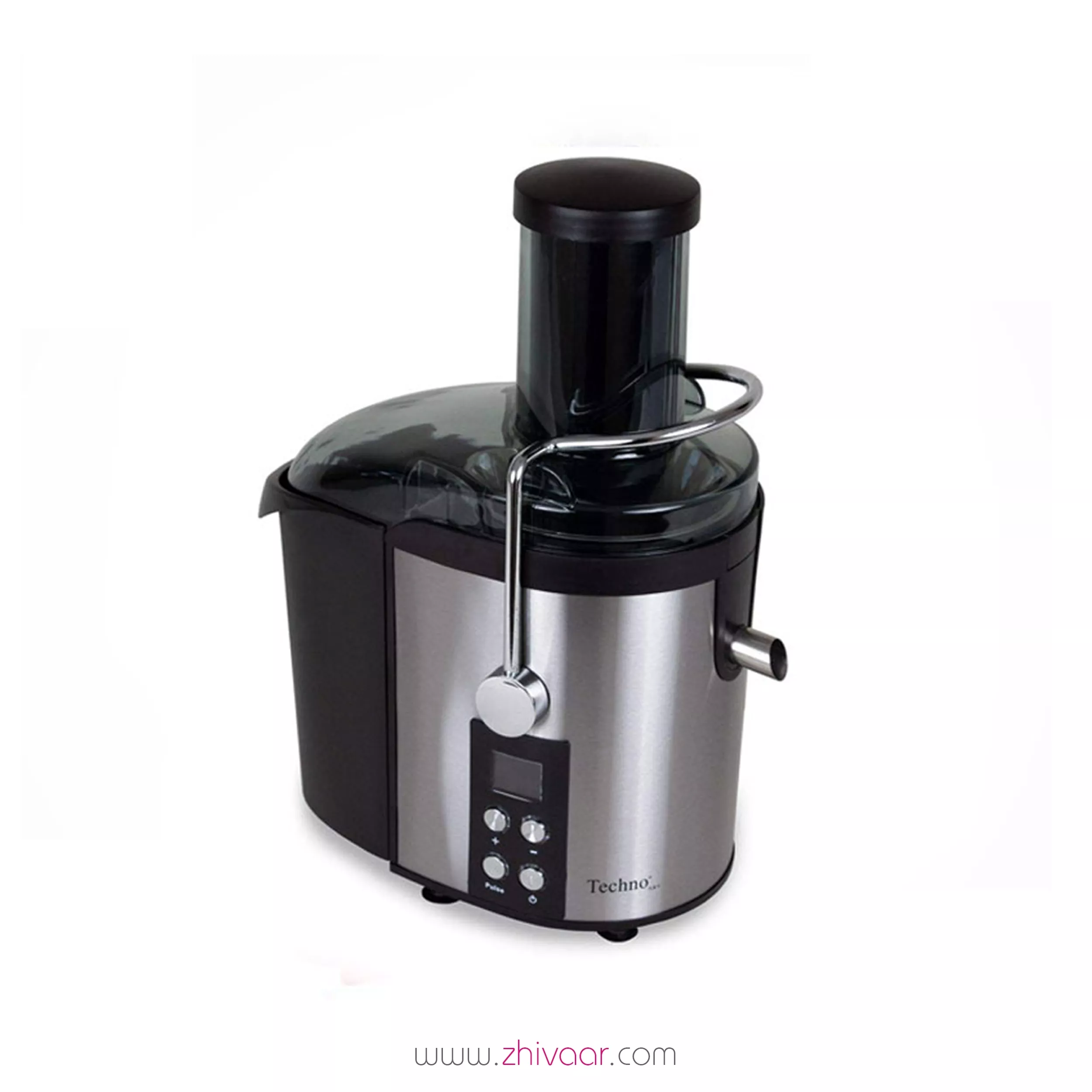 خرید آبميوه گيري تکنو مدل TE 219 رنگ مشکی استیل - آبميوه گيري تکنو مدل te -219 