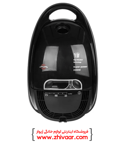 خرید جاروبرقي پارس خزر مدل VC-2200W Chrome رنگ مشکي - 